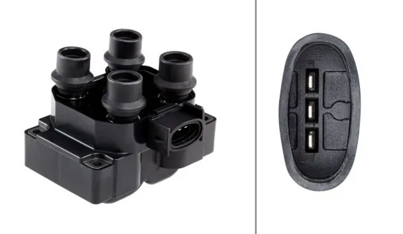 катушка зажигания Ford Escort, Fiesta, Focus, Mondeo 1.1-2.0i 85->  (HELLA)