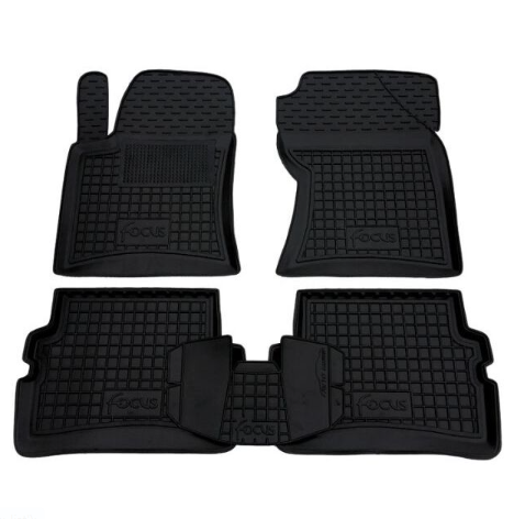 коврики салона Ford Focus I 1998-2004  борт 2,5см, с перемычкой