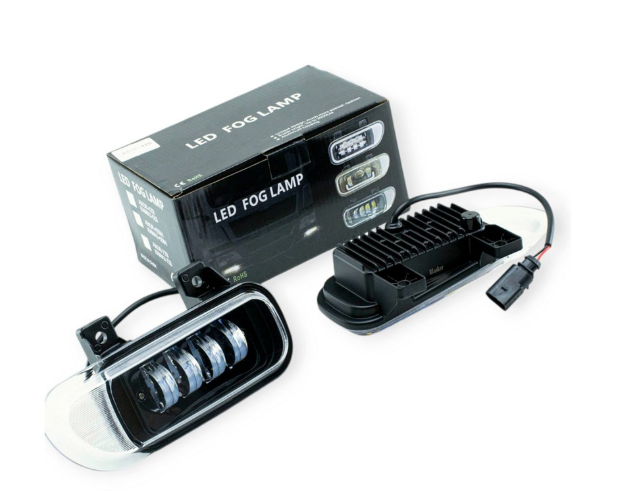 противотум. ГАЗ, ЗИЛ, КАМАЗ, УАЗ LED 4 диод. элемент. (метал. корп,) (пара)