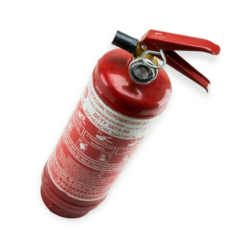 Огнетушитель порошковый с манометром 1 кг.