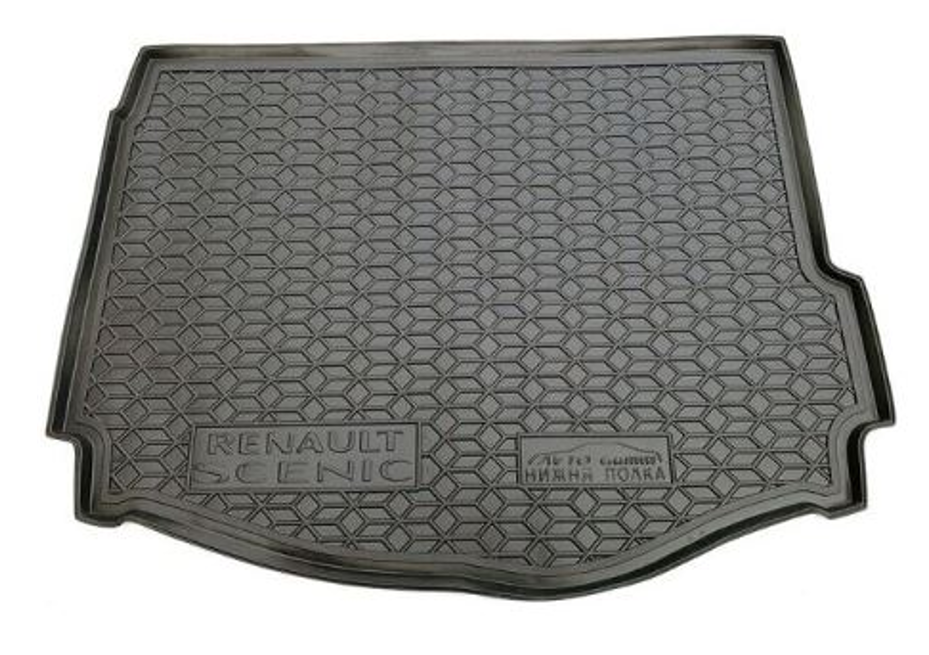 коврик багажника Renault Scenic IV 2016-> нижняя полка (5мест)