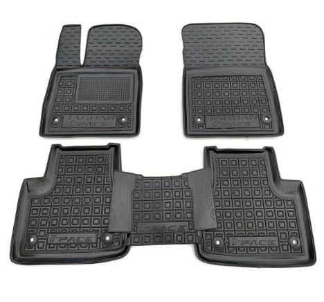 коврики салона Jaguar I-Pace 2018-> борт 2,5см, с перемычкой