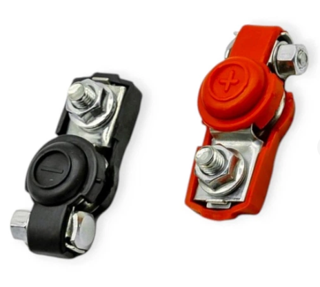 клема АКБ Lanos  "-/+" латунь