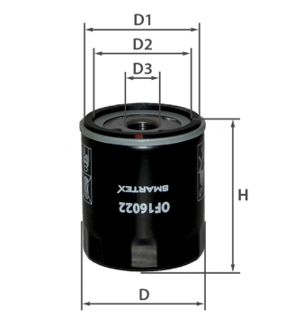 фильтр масл. Citroen Berlingo/Partner/Scudo 1.8/1.9D/1.4i/1.8i (96-99)   (SMARTEX)
