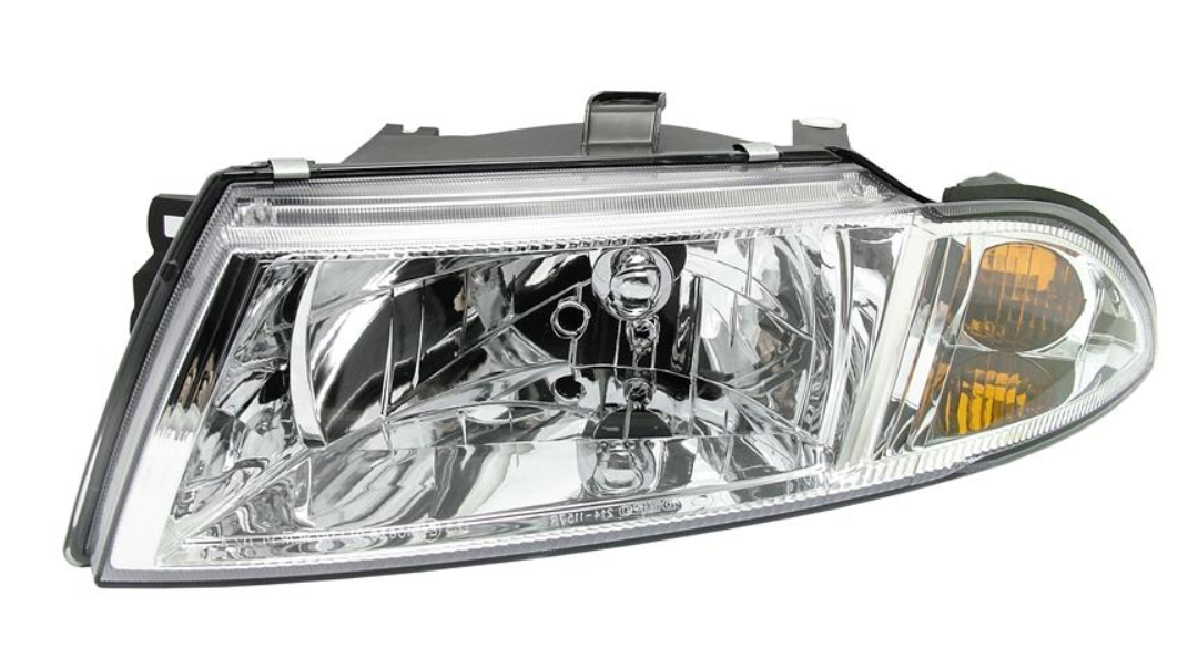 Фара лів. H4 с Показник поворота, автом. регул. 6/99- [DEPO]