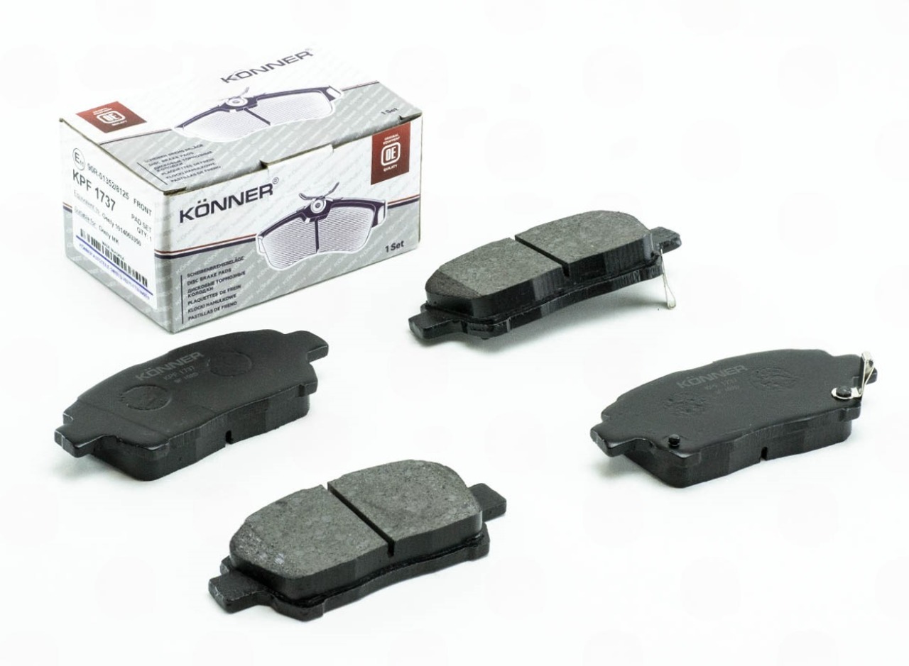 колод.торм.пер. Geely MK, BYD-F3, Toyota Corolla 04-,Yaris 99- (Könner)