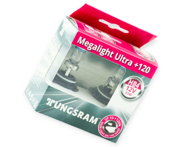 лампа НВ4 12V 51W Tungsram Megalight Ultra +120%