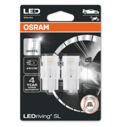 Лампа светодиодная БЦ 12-21 WHITE  1.4W 6000K OSRAM (2шт)
