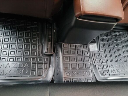 коврики салона Mazda MX-30 2020-) MOD борт 2,5см, с перемычкой 12058 - зображення 3