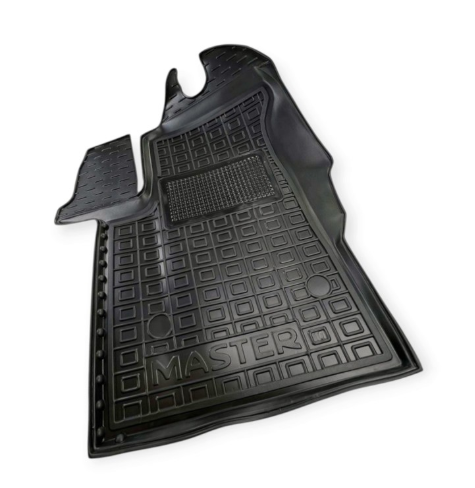 коврики салона Renault Master  II, Opel Movano I 2003-2010 борт 2,5см, с перемычкой