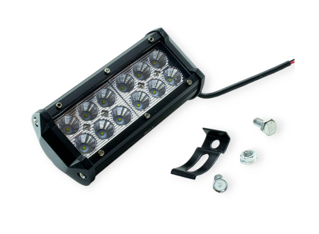 фара дополнительная LED  прямоуг. 185х75х85 (Д/В/Ш) 36W ближний Н12