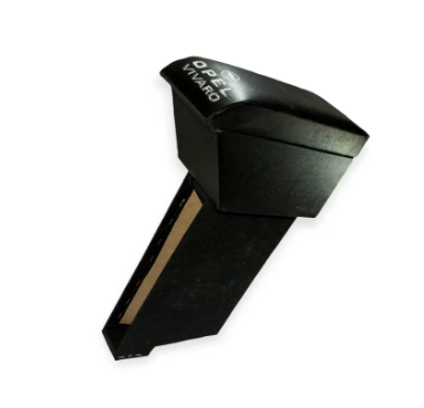 подлокотник Opel Vivaro  1+2  черный  с вышивкой (кожзам)