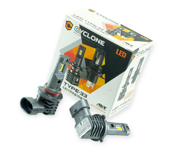 лампа LED HB3 12V Type 33 12W 5000K 4800L радиатор