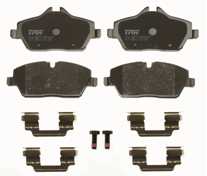 колод.торм. пер. BMW 3 (E90), 1 (E81)  (TRW)
