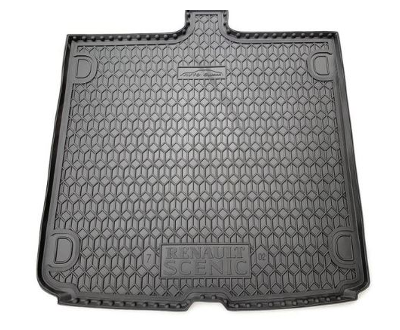коврик багажника Renault Scenic II 2002-2009 (7мест)