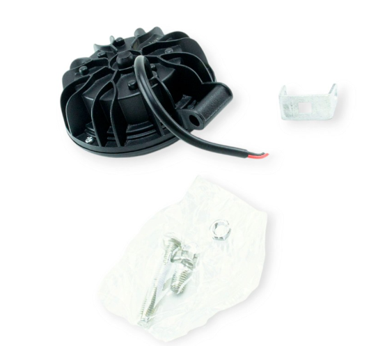 фара дополнительная LED  круглая 115х28 (Дм/Ш) 102W 6000K белый+желтый (выписывать кратно2) 01056 Y-102W - зображення 2