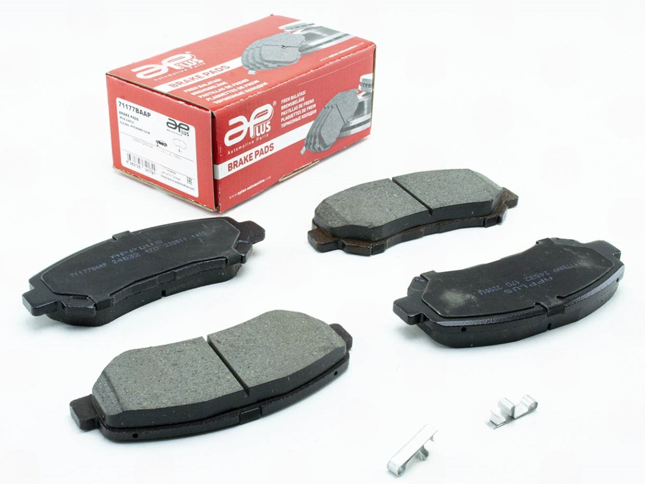 колод.торм. пер. Nissan Rogue, Juke,  Qashqai, X-Trail (T31)/ Renault Koleos  (APLUS)