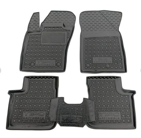 коврики салона Fiat Tipo 2015-> хетчбек борт 2,5см, с перемычкой