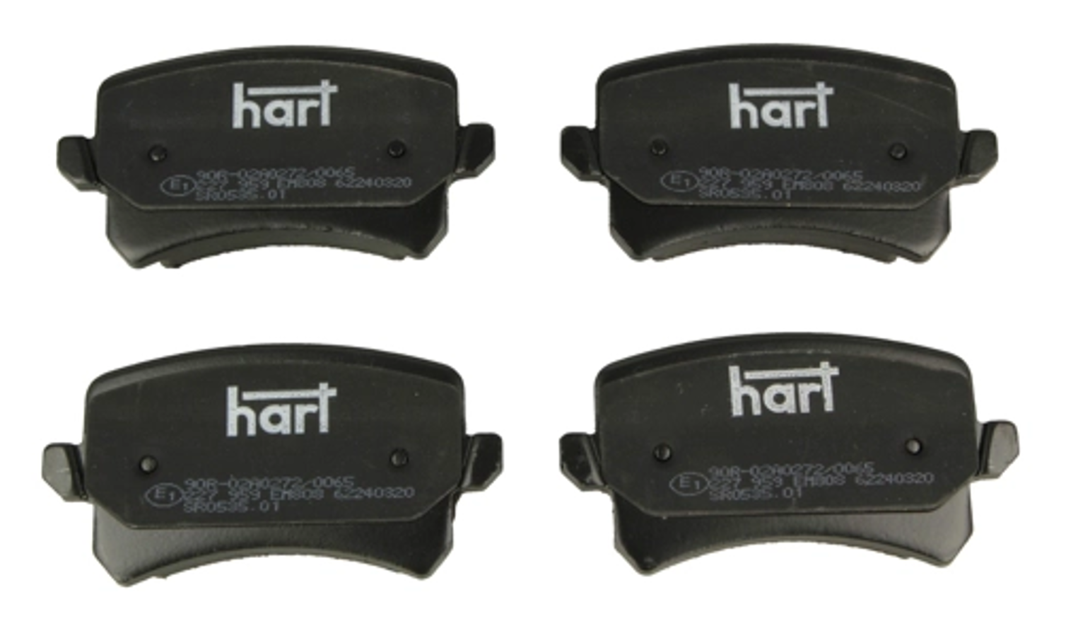 колод.торм. зад. Audi A6 (05-18), VW Passat B6-B8, Tiguan, Skoda Octavia A7  (HART)