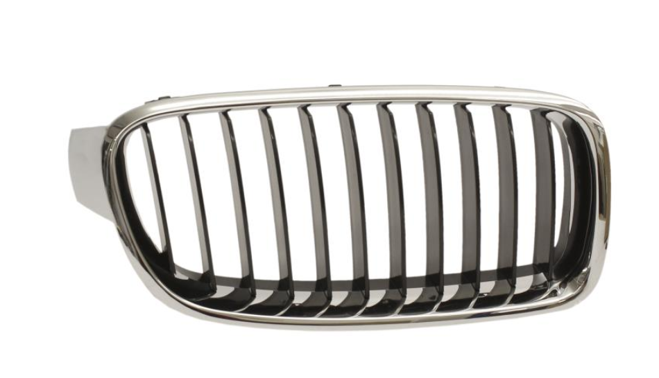 BW F30 Решітка лів. чорна с хром.рамка