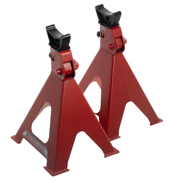 подставка под машину регулируемая  6T (390-600мм) к-т 2 шт Intertool GT0405 - зображення 3