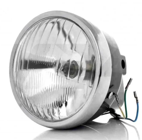 фара круглая ALFA черная