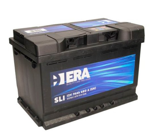 Аккумулятор - ERA SLI , 74Ah , EN  680 , 278x175x190 (ДхШхВ) , правий "+" , 6СТ-74 АзЕ