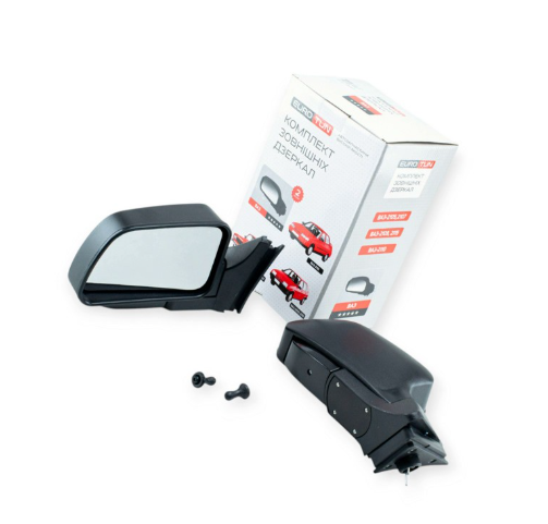 зеркало наружное 2105-2107 большое черн  к-т