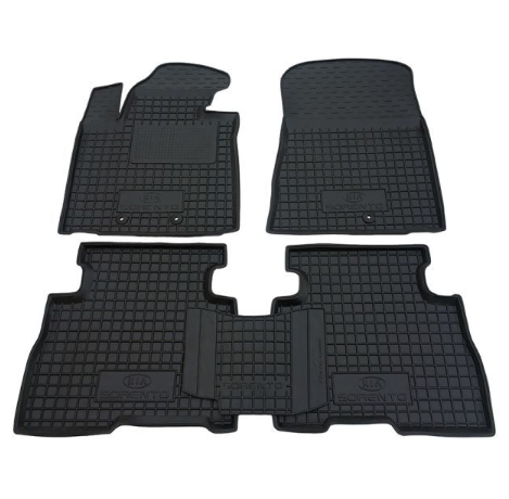 коврики салона Kia Sorento 2013-2015 (5 мест) борт 2,5см, с перемычкой