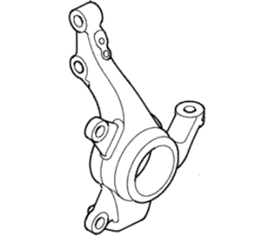 Кулак поворотний правий