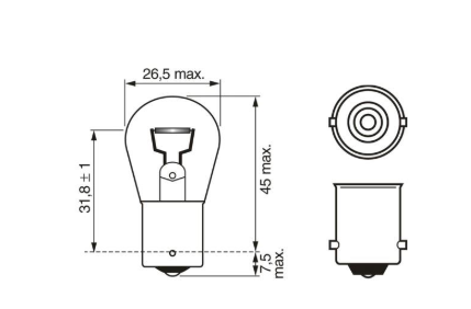 Автомобiльна лампа 1 987 301 050 - зображення 3