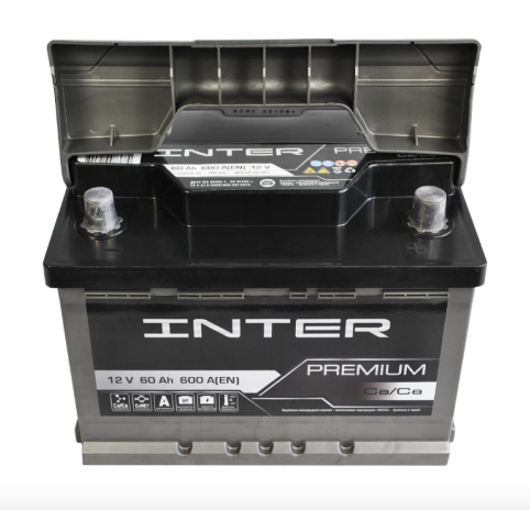 Аккумулятор  INTER  60Ач 600А Premium (L2) (1) 314801 - зображення 2