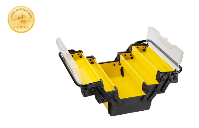 ящик инструментальный  18"    454х210х230 мм раскладной 4 яруса, металлический BX-5018 - зображення 2