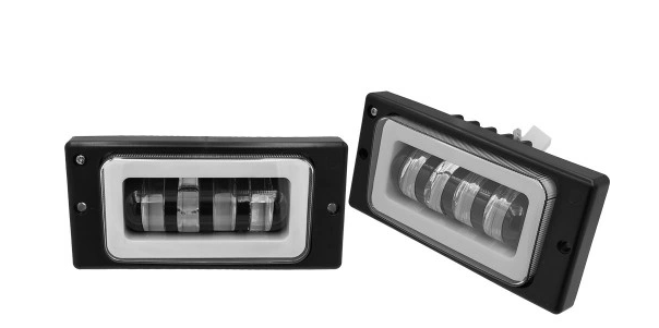 противотум. ВАЗ-2110-15 LED 40W 4 диод. элемент.+ДХО (метал. корп.) шт. (выпис. кратно 2)