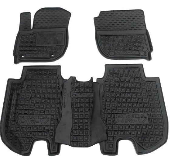 коврики салона Honda HR-V 2018-> борт 2,5см, с перемычкой