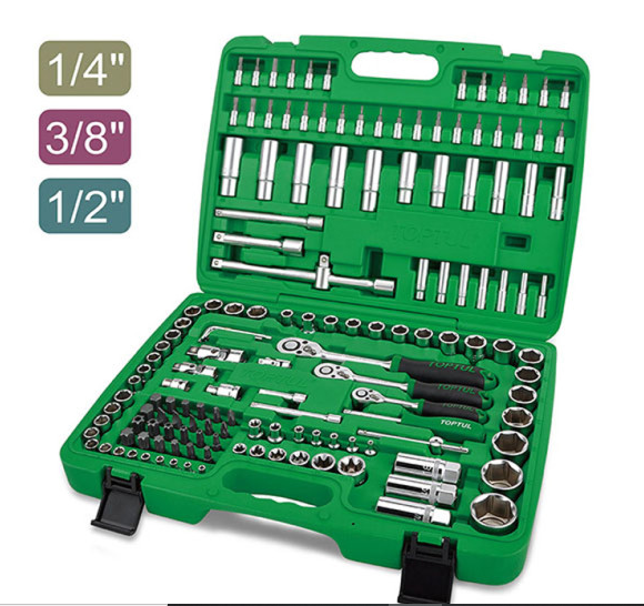 Набір інструменту комбінованого 1/4"&3/8"&1/2" 151ед.