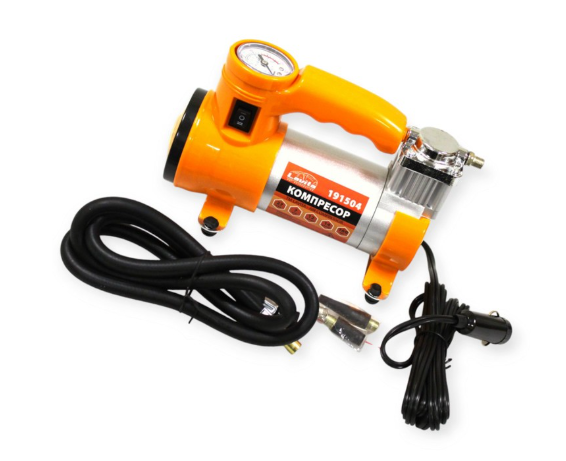 компрессор Lavita  7атм/27л/1м шланг/прик/сумка/фонарь LA 191504 - зображення 2