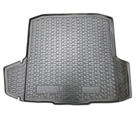 коврик багажника Skoda Octavia A7 2013-2020 универсал, с ушами