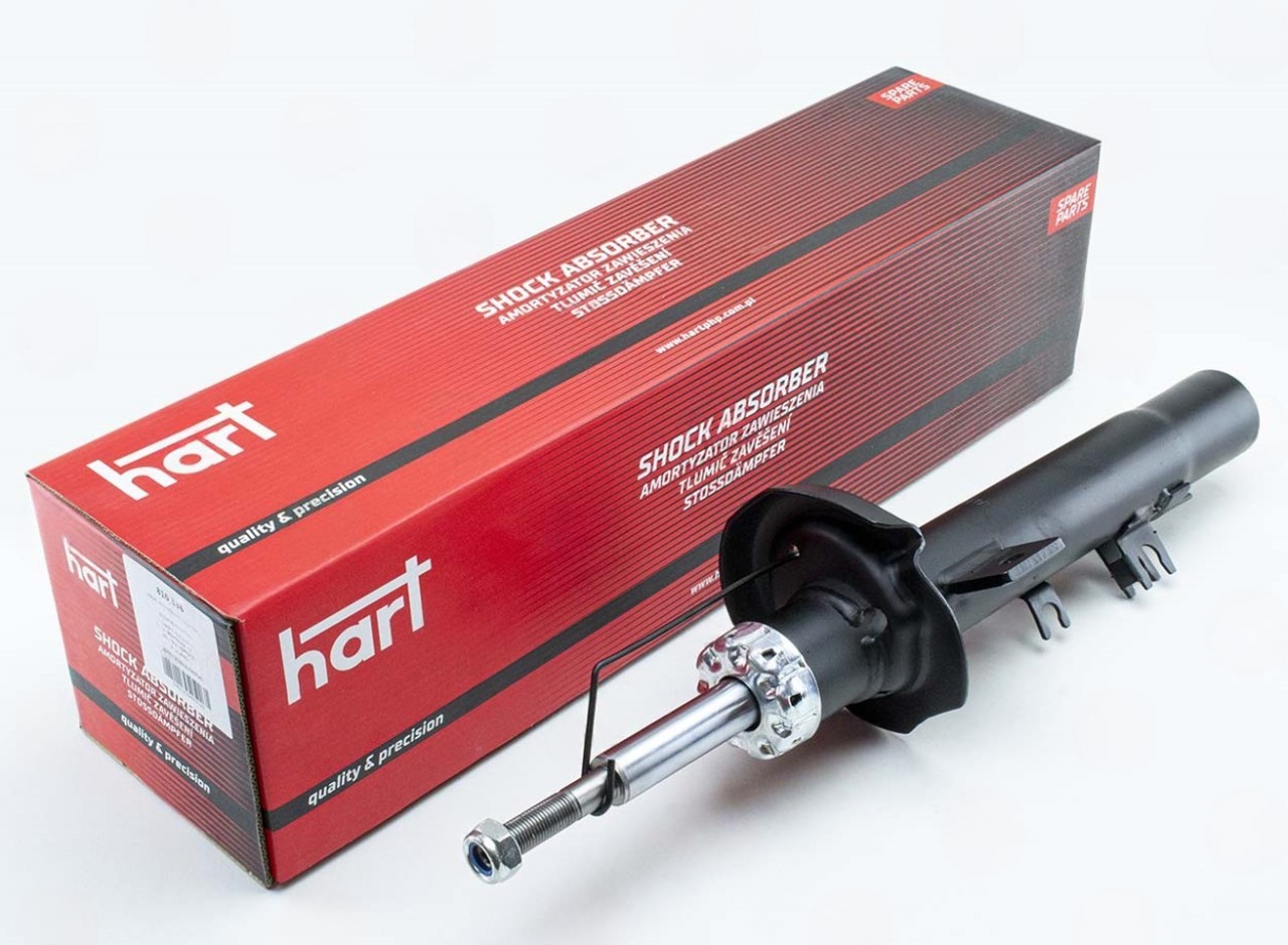 амортизатор пер. Citroën C2, C3, Peugeot 1007 левый L 03->  (HART)