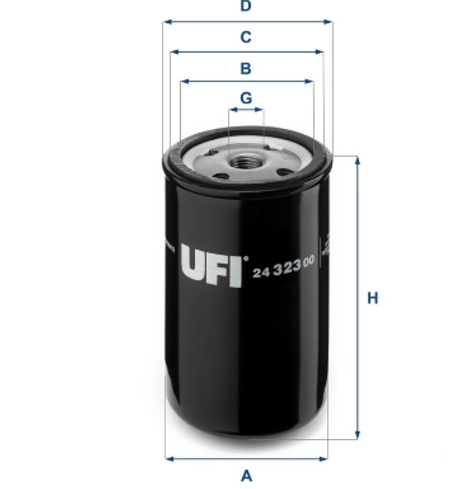 фильтр топл. Д-245 (ЗИЛ-5301) н/о (вкручив.) UFI