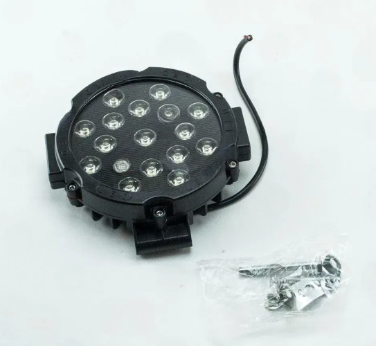 фара дополнительная LED  круглая 160х45 (Дм/Ш) 51W дальний SPOT 51W BLACK/S - зображення 1