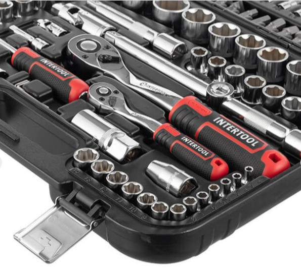 набор инструмента 1/2",1/4"  110 шт  с битами  Storm головки SUPER LOCK ET-8110 - зображення 5