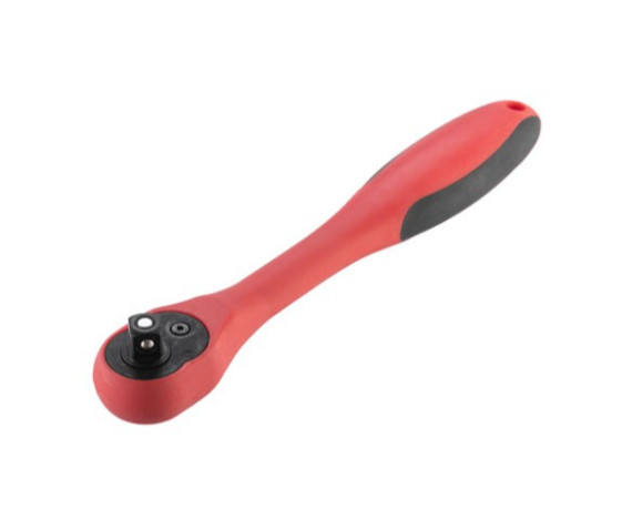 трещетка с квадратом   3/8" 72 зуба 200 мм CrV Intertool PROFI HT-2112 - зображення 3