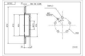 диск тормозной зад. Opel Insignia A, Chevrolet Malibu (d292x12mm)  (HART)