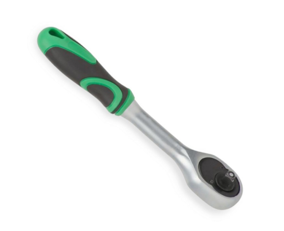 трещетка с квадратом   1/4" 72 зуба 165 мм CrV Intertool