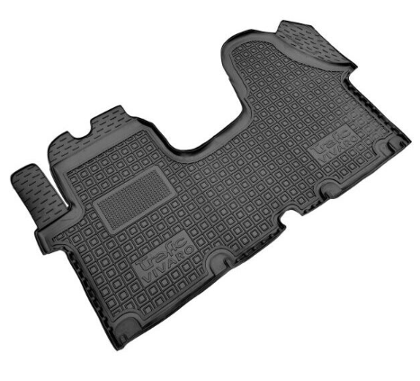 коврики салона Renault Trafic, Opel Vivaro, Nissan Primastar 2014-> 1+2 борт 2,5см 11874 - зображення 2