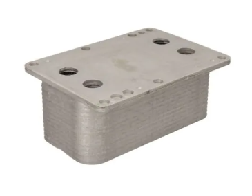 радиатор масляный Renault Scenic III, Trafic 2.0dCi  06-> теплообменник (THERMOTEC) D4R008TT - зображення 2