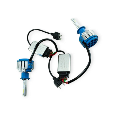 лампа LED H1 12V-24V  35W T1 6000K 3500L радиатор с вентилят. H1 Turbo led -1 - зображення 2