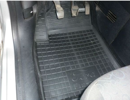 коврики салона Ford Fiesta V 2002-2008 борт 2,5см, с перемычкой 11181 - зображення 2