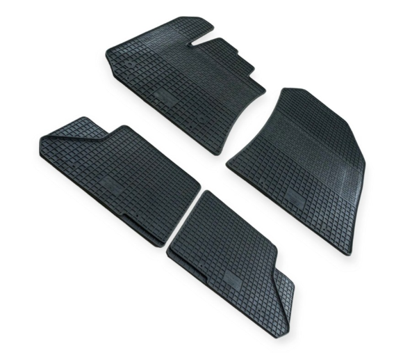 коврики салона Renault Dokker 2012-> , Lodgy 2012->  борт 1см, евроклетка, передн Polytep